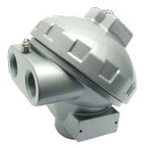 Testa di raccordo a doppia entrata - H-YCE series - Temperature Technology Ltd - in alluminio / per sensore di temperatura