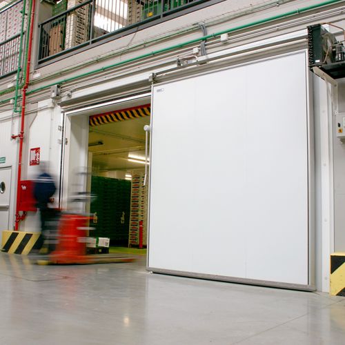 Porta scorrevole - IFIRE EI2-60 - Infraca - in metallo / industriale / per cella frigorifera