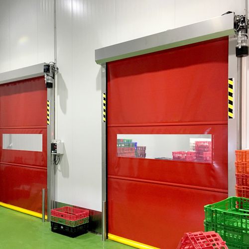Porta ad avvolgimento - PRE - Infraca - in acciaio inossidabile / in PVC / classe 2