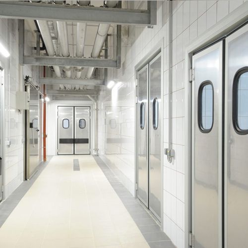 Porta battente - Infraca - per interno / industriale / per cella frigorifera