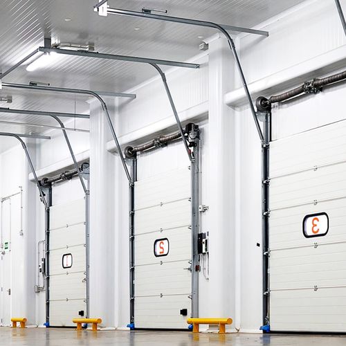 Porta sezionale - Infraca - per piattaforma di carico / industriale