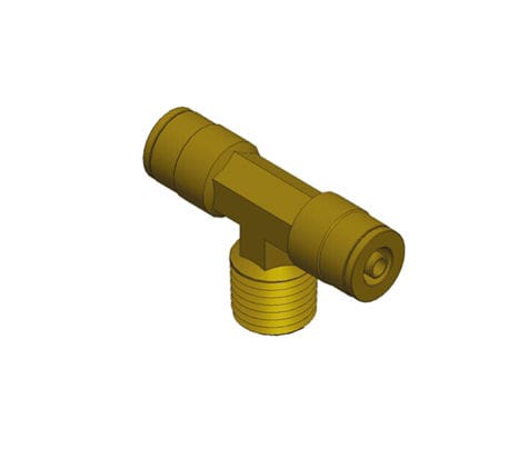 Raccordo pneumatico - DOT-HT - Ningbo Parmicro Fluid Technology CO.,LTD - filettato / push-in / a T