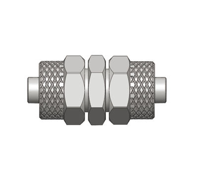 Raccordo per aria compressa - RPUC - Ningbo Parmicro Fluid Technology CO.,LTD - rapido / in ottone nichelato / unione
