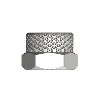 Dado esagonale - RPN - Ningbo Parmicro Fluid Technology CO.,LTD - in ottone nichelato / filettato