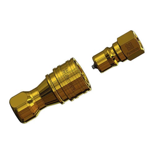 Raccordo rapido - KZD  - Ningbo Parmicro Fluid Technology CO.,LTD - idraulico / filettato / di ottone