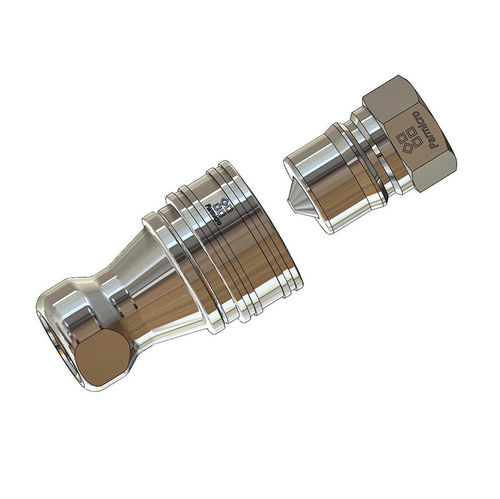 Raccordo rapido - KZF  - Ningbo Parmicro Fluid Technology CO.,LTD - idraulico / filettato / in acciaio inossidabile