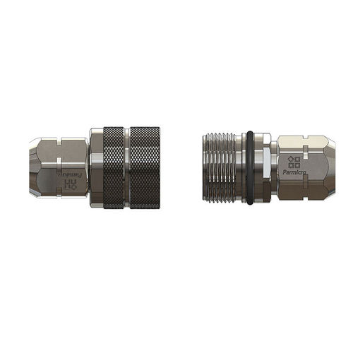 Raccordo rapido - HQS-TF - Ningbo Parmicro Fluid Technology CO.,LTD - idraulico / ad avvitamento / in ottone
