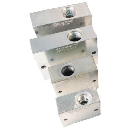 Manifold a 2 vie - DCP Series - Comatrol - in alluminio / per elettovalvola / idraulico