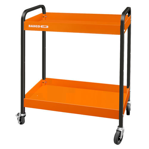 Carrello da officina - 1470KC2 - BAHCO - in alluminio / 2 livelli / per contenitore di stoccaggio