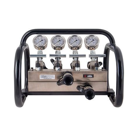 Manifold a 4 vie - BVA Hydraulics - in acciaio