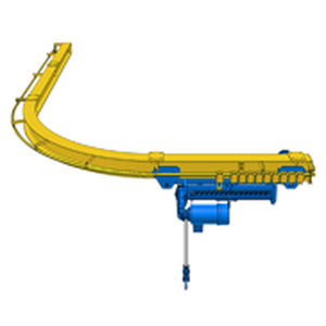Paranco a catena elettrico - Meloni Tecno-Handling s.r.l. - per movimentazione / con carrello monorotaia