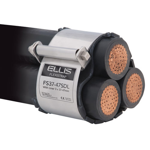 Collare per cavo elettrico in acciaio inossidabile - Flexi-Strap series - Ellis - ad alti carichi