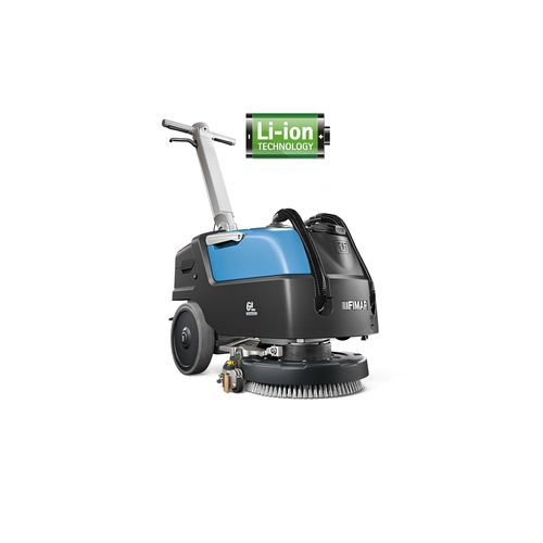Lavasciuga pavimenti uomo a terra - GL - Fimap - DC / elettrica / a batteria