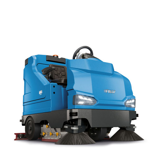 Lavasciuga pavimenti uomo a bordo - MG series - Fimap - elettrica / DC / a batteria