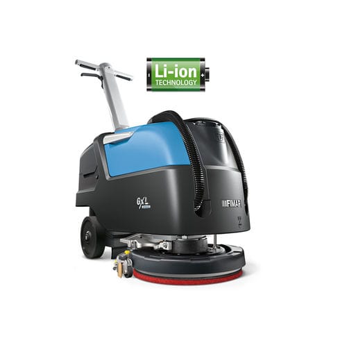 Lavasciuga pavimenti uomo a terra - GxL series - Fimap - DC / a batteria / elettrica