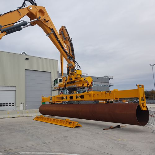 Sollevatore con presa - Aerolift Industrials B.V. - per multiprodotti / per carichi pesanti / per canalizzazioni