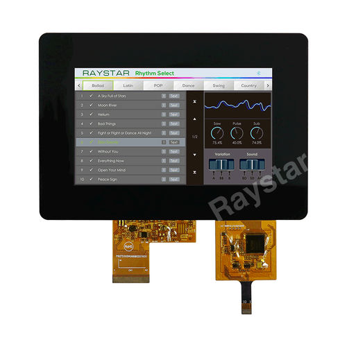 Modulo di visualizzazione LED - RFF500B-AIW-DNB - Raystar Optronics, Inc. - LCD / TFT / con touch screen capacitativo