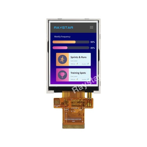 Modulo di visualizzazione LED - RFJ280J-AYW-DNN - Raystar Optronics, Inc. - TFT LCD / IPS / 240 x 320