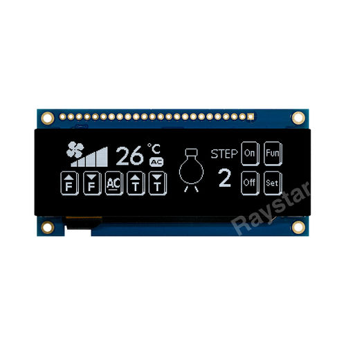 Modulo di visualizzazione touch screen - REN025664A-CTP - Raystar Optronics, Inc. - OLED / a colori / grafico