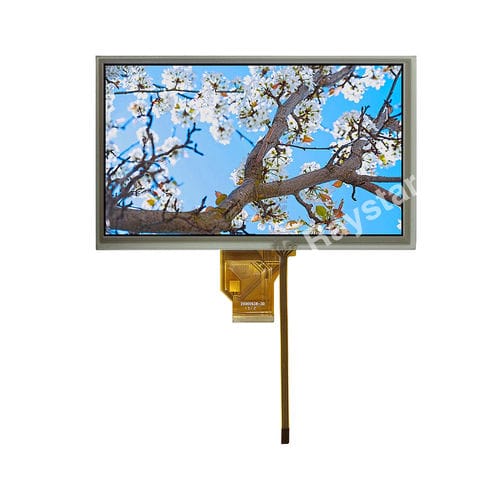 Modulo di visualizzazione TFT - RFF80AB-AIW-DNS - Raystar Optronics, Inc. - con touch screen resistivo / a matrice di punti / 800 x 480