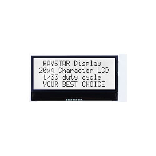 Display LCD - RX2004B - Raystar Optronics, Inc. - 20 x 4 / a 4 linee / da incasso