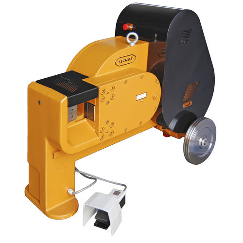 Cesoia elettrica - C 45  - TECMOR S.R.L. - per ferro da cantiere / per barre di ferro / circolare