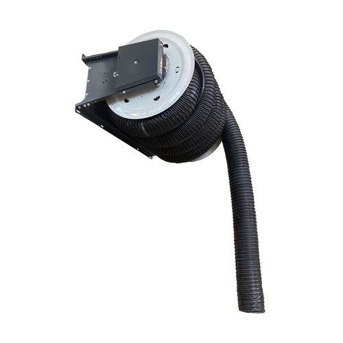 Sistema di aspirazione per gas di scarico per officina - ST-Arr Ø 150 - Stucchi 1950 S.r.l. - per camion / da parete / con avvolgitori di tubi