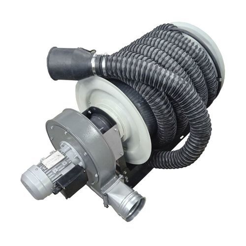 Sistema di aspirazione per gas di scarico per automobile - ST-One XL FAN - Stucchi 1950 S.r.l. - per officina / da parete / con avvolgitori di tubi