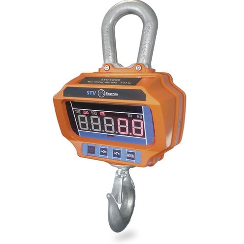 Gancio pesatore digitale - STV - GIROPES - rotativo / con display LED / con batteria ricaricabile