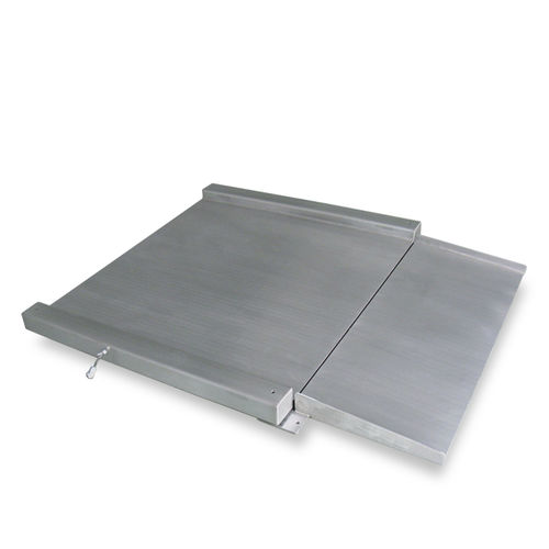 Bilancia a piattaforma con profilo basso - BVRS - GIROPES - con monitor separato / in acciaio inossidabile / IP67