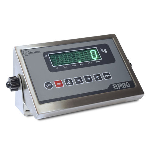 Indicatore di peso con display LED - BR90 - GIROPES - benchtop / IP64 / in acciaio inossidabile