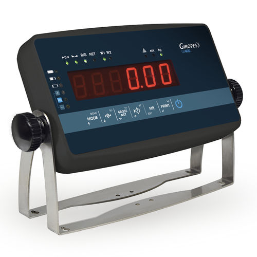 Indicatore di peso con display LED - GI400 ABS - GIROPES - a parete / benchtop / IP65