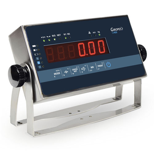 Indicatore di peso con display LED - GI400 INOX - GIROPES - a parete / benchtop / IP65