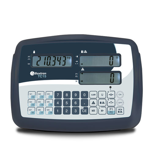 Indicatore di peso display LCD - TC15 - GIROPES - benchtop / con batteria