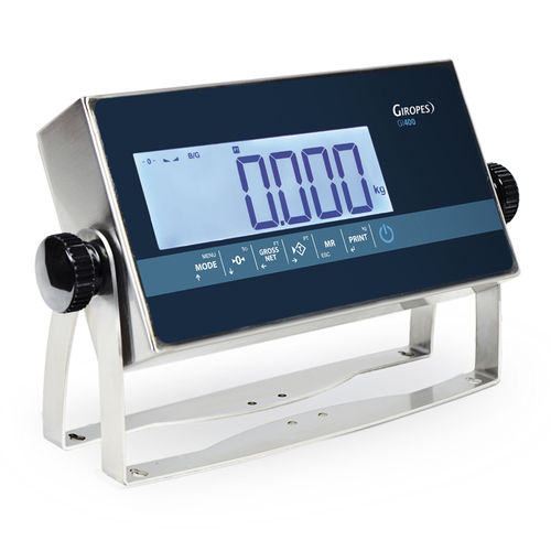 Indicatore di peso display LCD - GI400 LCD - GIROPES - IP65 / IP54 / IP68