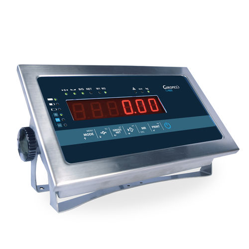 Indicatore di peso display LCD - GI400 - GIROPES - IP65 / IP54 / IP68