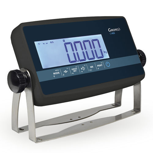 Indicatore di peso display LCD - GI400 LCD ABS - GIROPES - ad incastro / benchtop / a parete