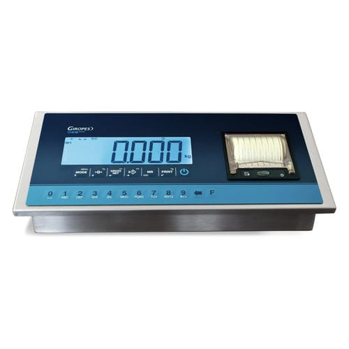 Indicatore di peso display LCD - GI410iPRINT - GIROPES - IP54 / in acciaio inossidabile / multifunzione