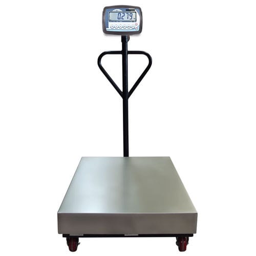 Bilancia a piattaforma - BFN - GIROPES - con display LCD / in acciaio inossidabile / IP54