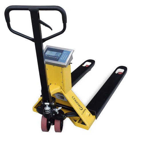 Transpallet manuale - TP410 WIDE - GIROPES - multifunzione / pesatore / per magazzino