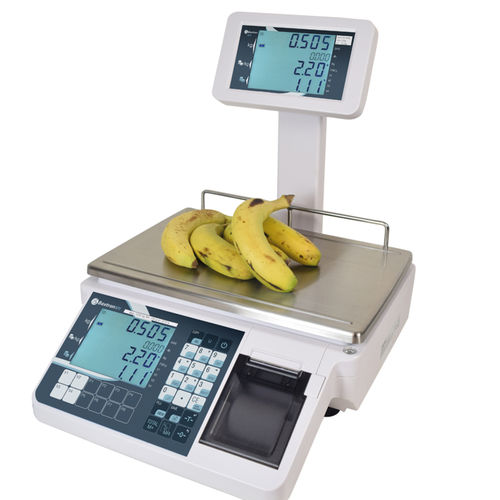 Bilancia commerciale - STI - GIROPES - da banco commerciale / a doppio display / con display LCD