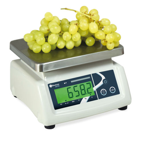 Bilancia a doppio display - BS-TRI - GIROPES - con display LCD / in acciaio inossidabile / per prodotti alimentari
