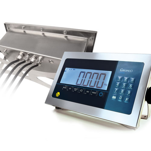 Indicatore di peso display LCD - GI410-EX - GIROPES - benchtop / a parete / a tenuta stagna