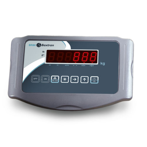 Indicatore di peso con display LED - BR80 - GIROPES - benchtop / IP54 / con batteria