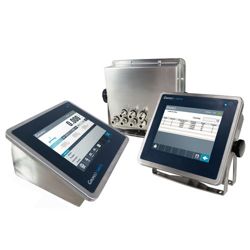 Indicatore di peso con touch screen - GI650D - GIROPES - benchtop / a parete / a tenuta stagna