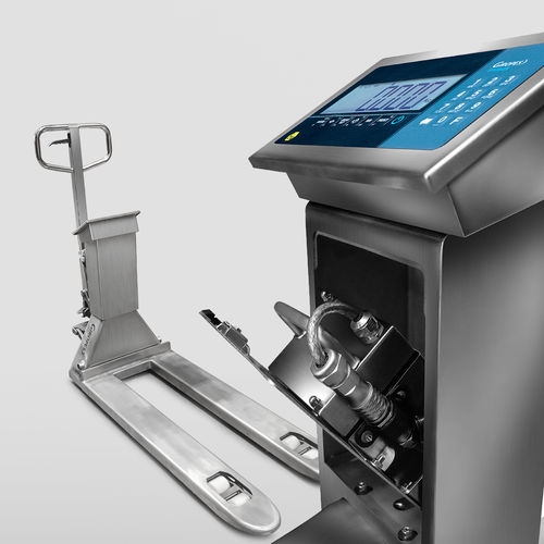 Transpallet manuale - TP410i ATEX - GIROPES - elettrico / in acciaio inossidabile / per l'industria agroalimentare
