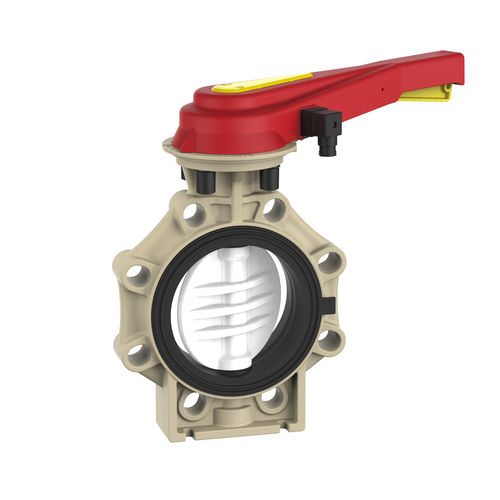 Valvola a farfalla - K4  - Praher Plastics Austria GmbH - a leva / di controllo / con flangia