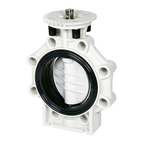 Valvola a farfalla - K4 - Praher Plastics Austria GmbH - pneumatica / elettrica / con flangia