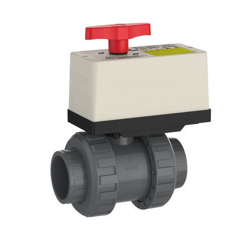 Valvola a sfera - S6 - Praher Plastics Austria GmbH - con attuatore elettrico / IP65 / igienica