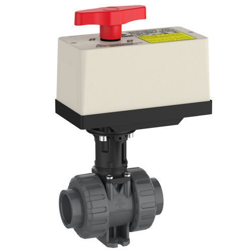 Valvola a sfera - M1 - Praher Plastics Austria GmbH - con attuatore elettrico / con flangia / filettata